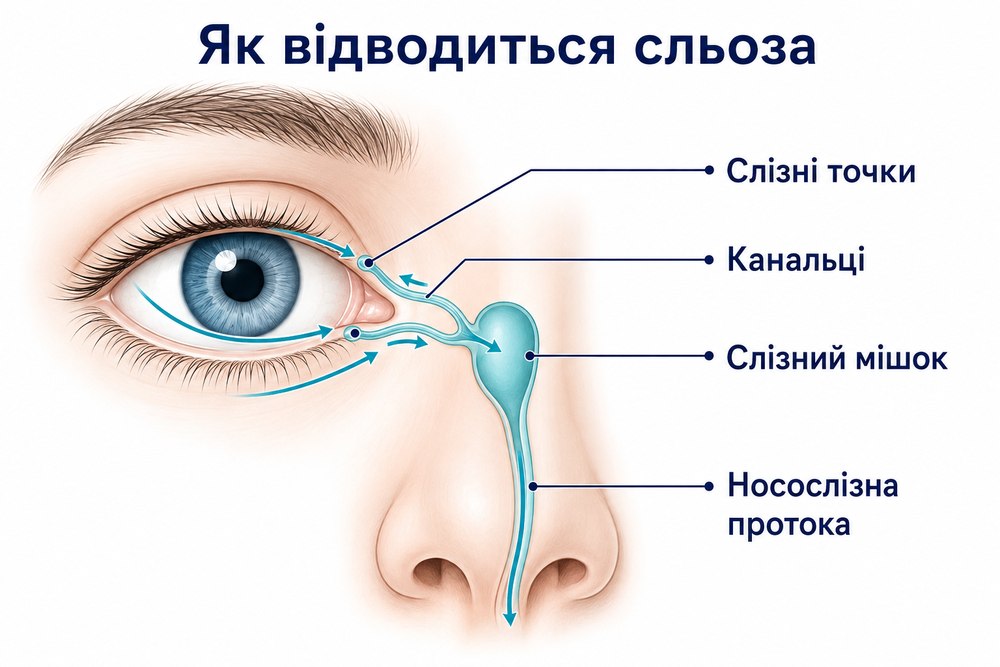 Хірургія сльозових шляхів - механізм розвитку
