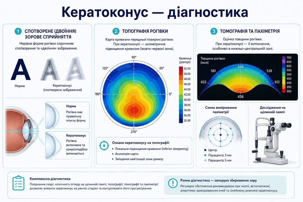 Кератоконус - діагностика