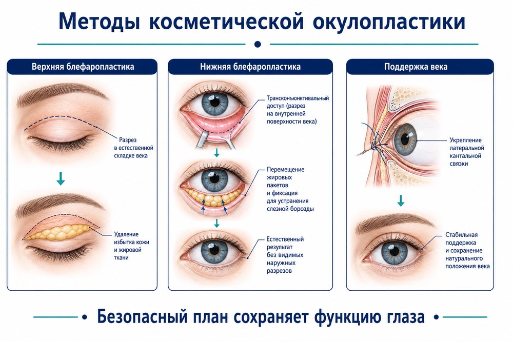 Косметическая окулопластика - лечение