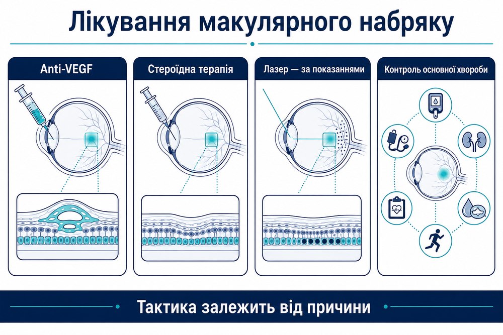 Макулярний набряк - лікування
