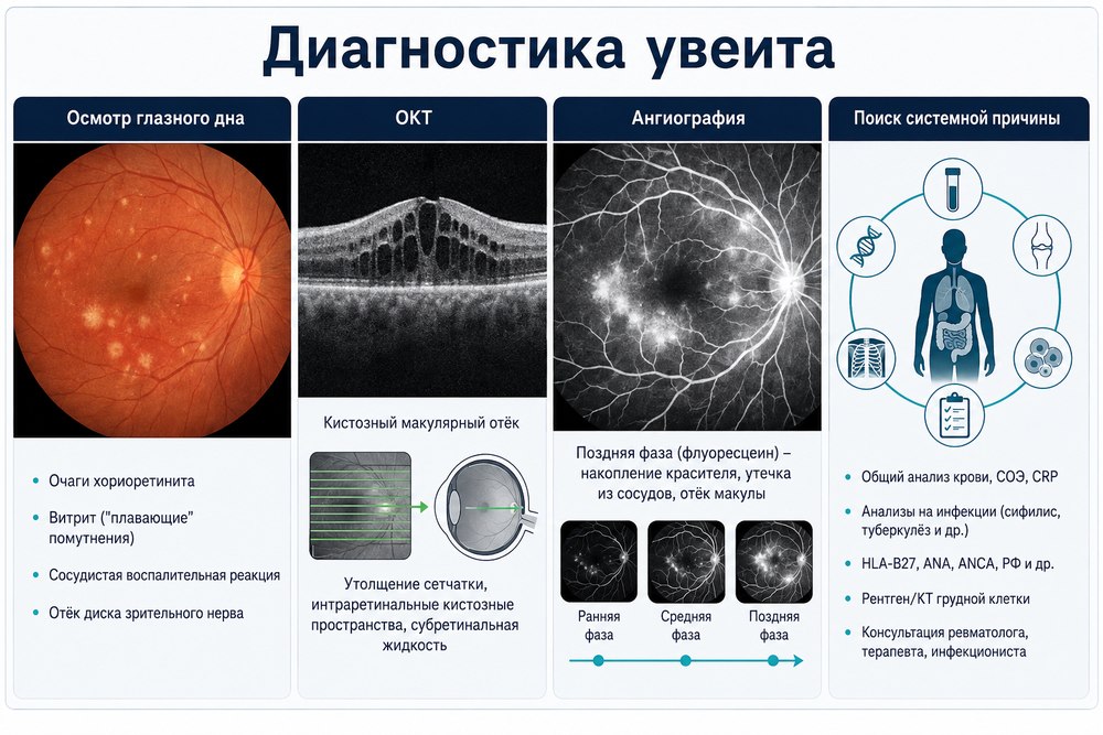 Неинфекционный увеит - диагностика