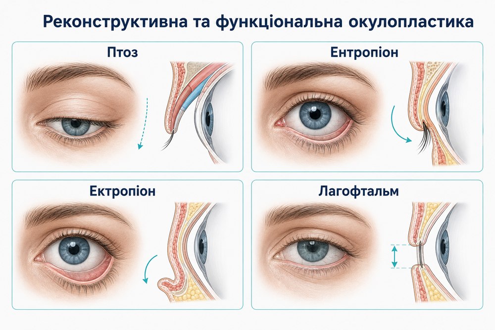 Реконструктивная и функциональная окулопластика - механизм развития
