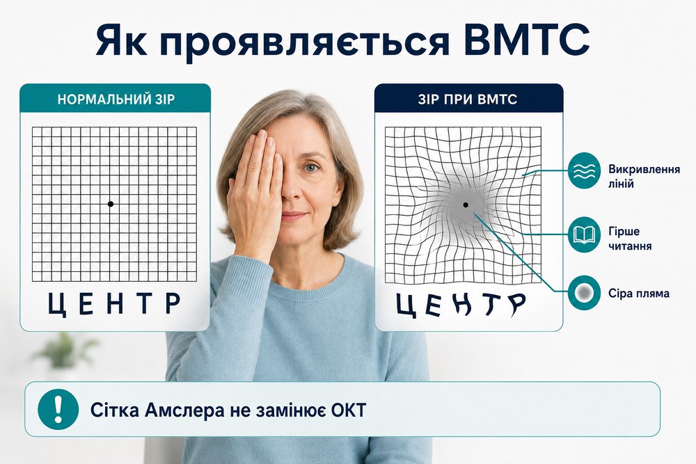 Вітреомакулярний тракційний синдром - діагностика