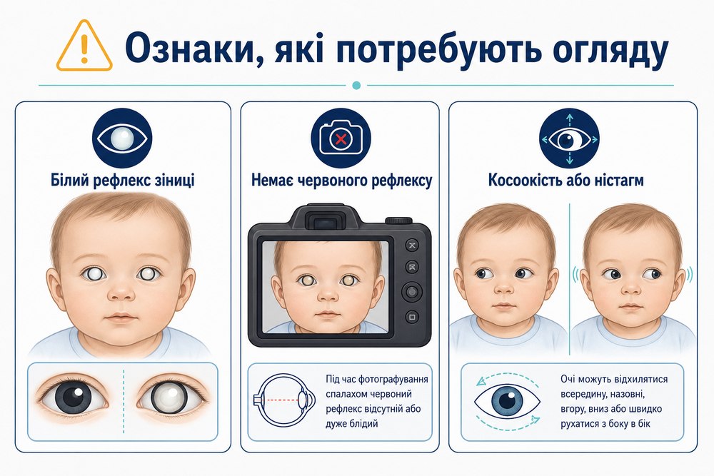 Вроджена катаракта у дітей - діагностика